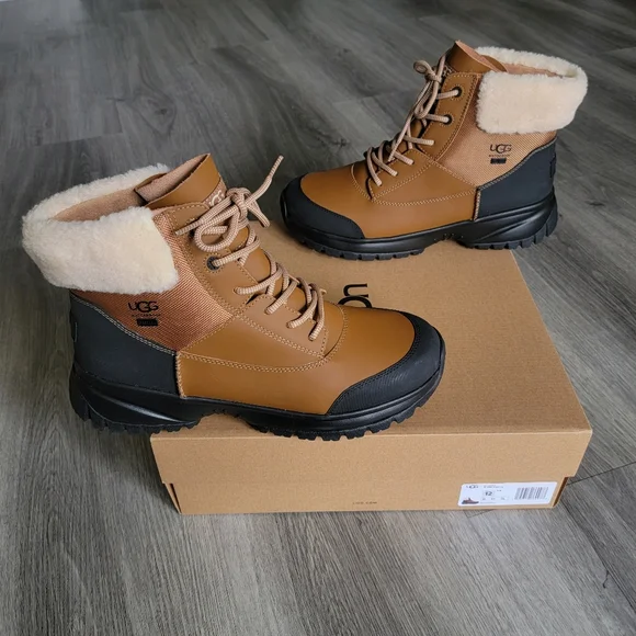 Yose Fluff V2 Ugg Yose Short Leather Boots UGG Shoes Ugg Yose